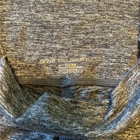 Aerie Chill Play Move Womens Leggings High Rise Pockets Heather Gray Size S - Picture 3 of 3
